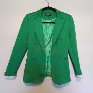 Lucy's Fashion - green suit jacket - size small
